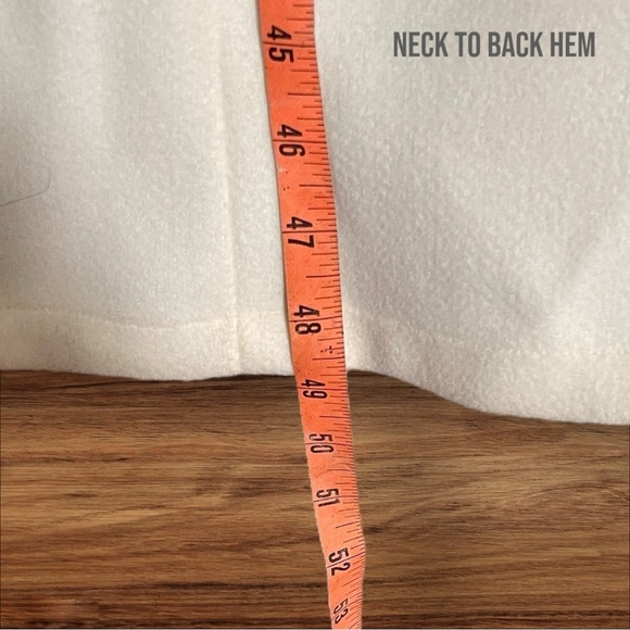 Women's Collared High-Low Woolen Wrap Coat with Detatchable Belt - Ivory - L - Picture 6 of 13